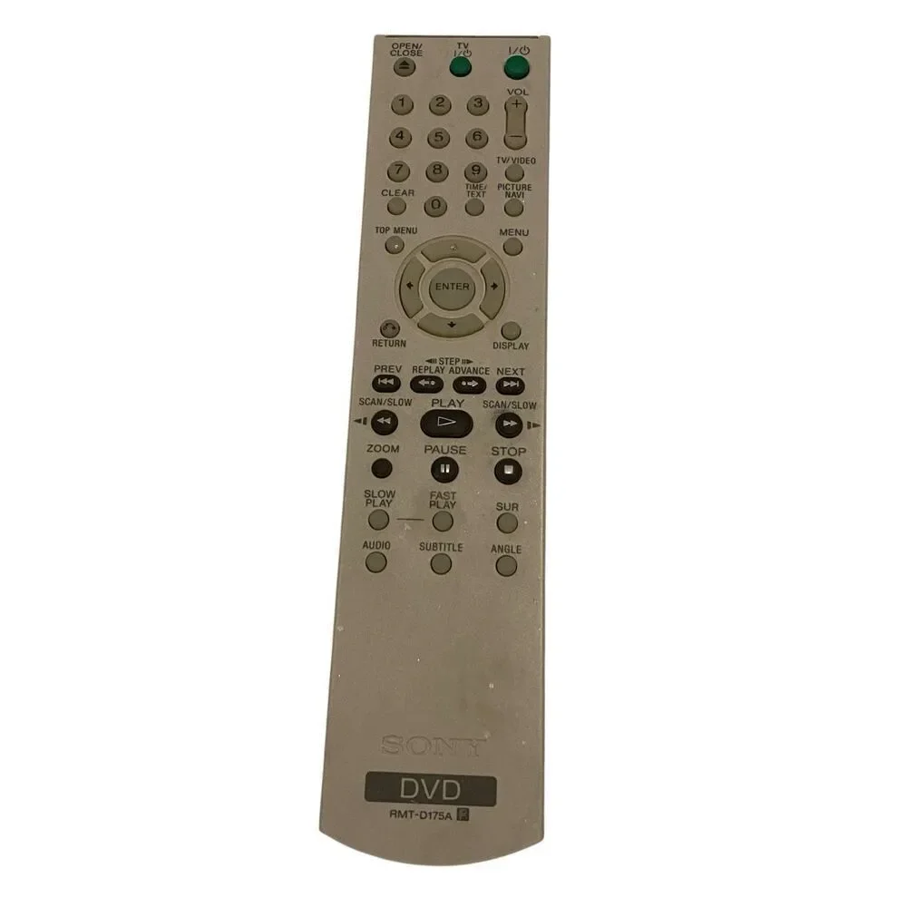 Sony Rmt D175a Dvd Remote Control For Home Theater And Audio Video Devices